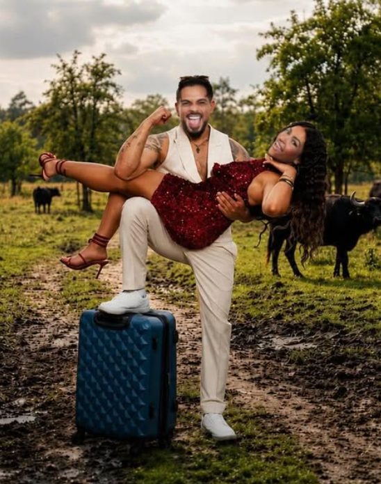 Reality Couple - Shooting auf dem Feld